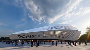 LASK präsentiert die neue "Raiffeisen-Arena"