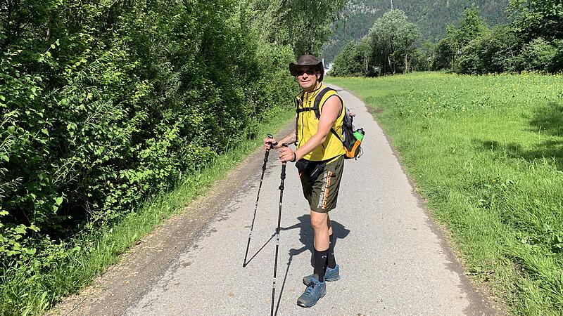 "Ab und zu rede ich mit meinen Füßen" Vöcklabrucker wandert 684 Kilometer