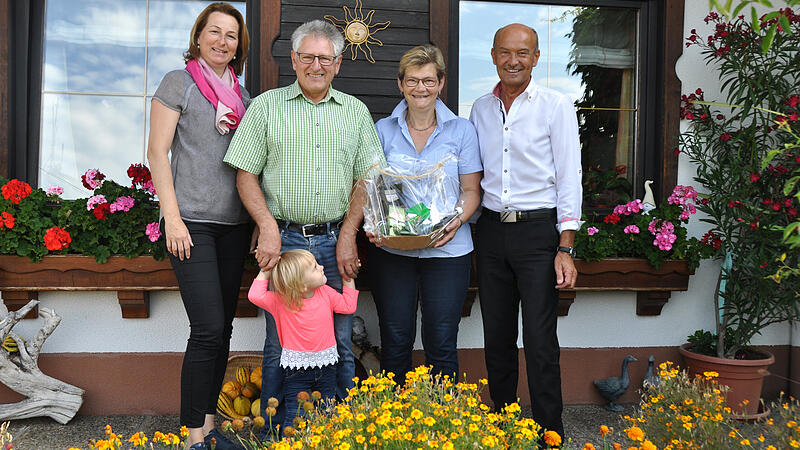 Familie Birklbauer hat den schönsten Blumenschmuck
