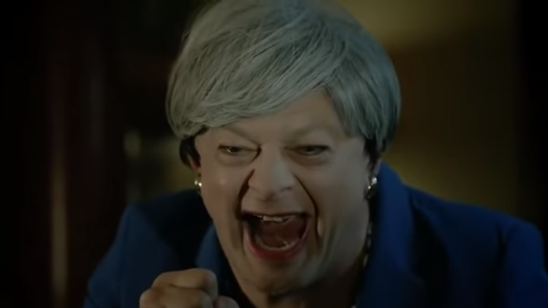 Andy Serkis Parodie Theresa May