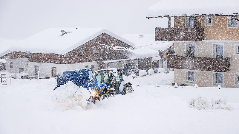 Wetterchaos: Kärnten und Tirol versinken im Schnee