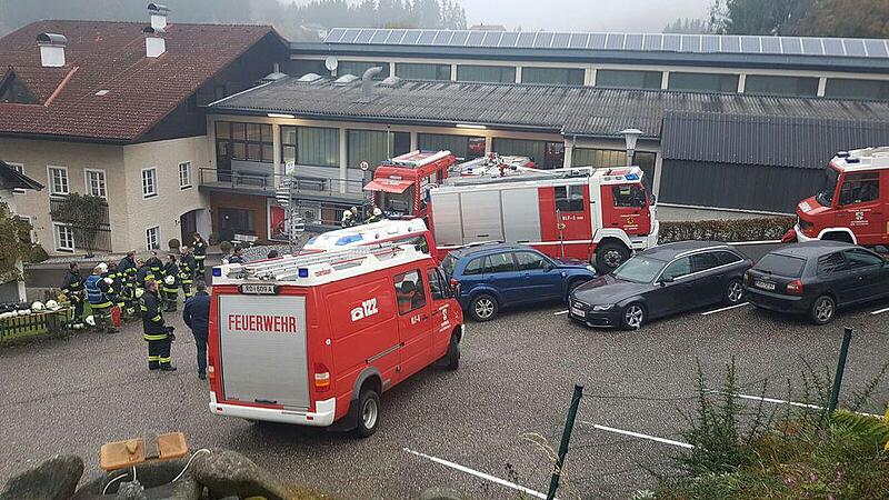 Brand in Tischlerei in Helfenberg