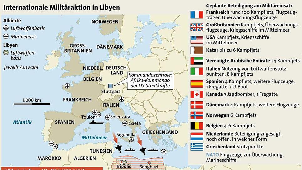 Grafik Einsatz Libyen