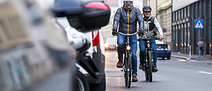 Radfahrer Sicherheit Straßenverkehr