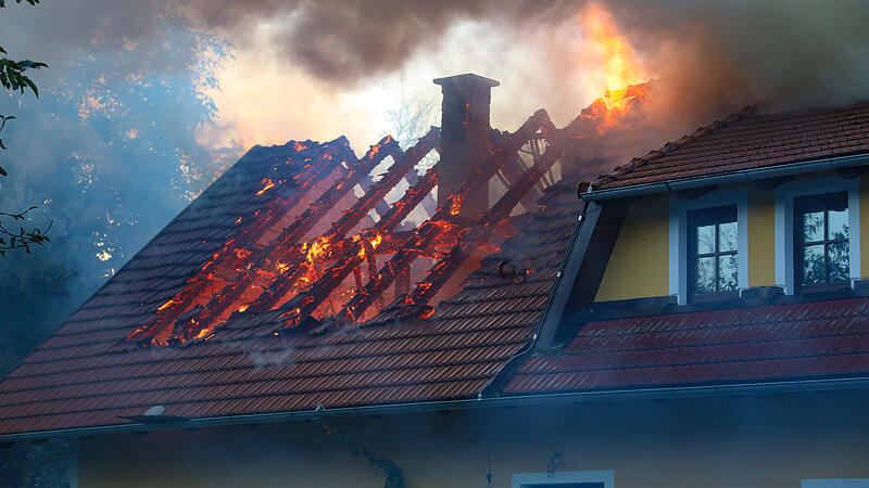 Brand eines Bauernhofs in Krenglbach