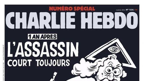 Mordender Gott auf "Charlie"-Titelseite