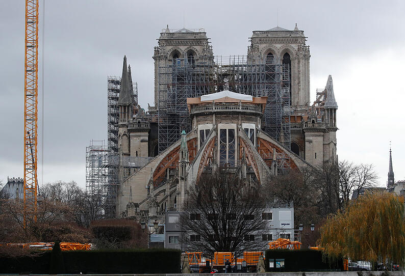 Wiederaufbau von Notre Dame schreitet voran