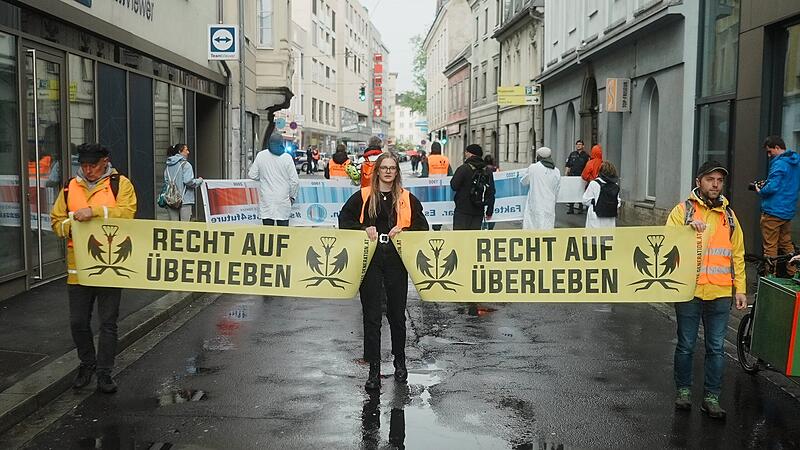 Polizei löste Klima-Demo in Linz auf