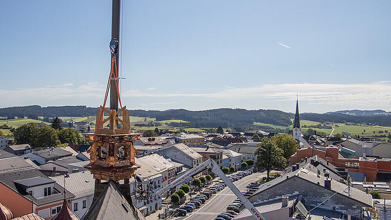 Neuer Kirchturm für Bad Leonfelden