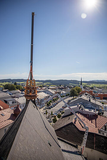 Neuer Kirchturm für Bad Leonfelden