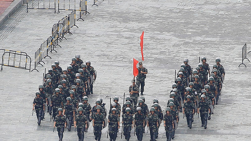 China droht mit einer gewaltsamen Lösung