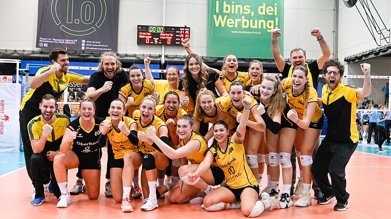 The steel volleys bring the cup back to Linz