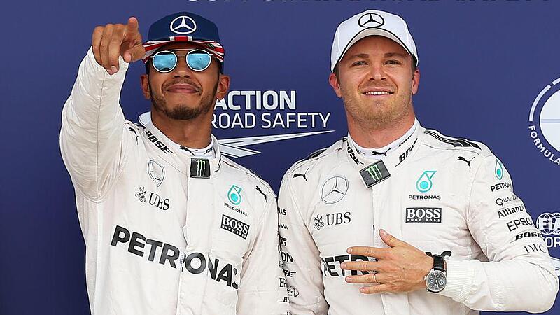Nico Rosberg verlängert und Lewis Hamilton lauert