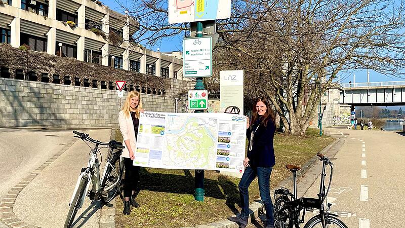 Linz will mit Info-Platz Radfahrer in die Stadt lotsen