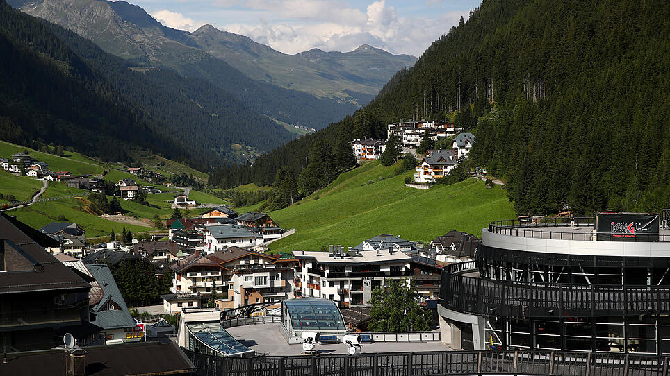 A general view of the village in Ischgl
