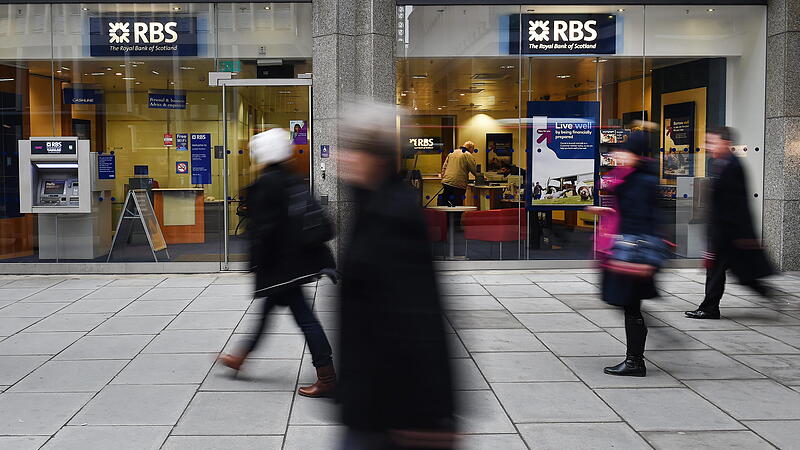 RBS reports a 3.5 British pound loss