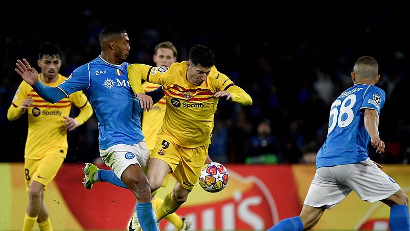 Napoli achieved a flattering 1-1 draw against FC Barcelona