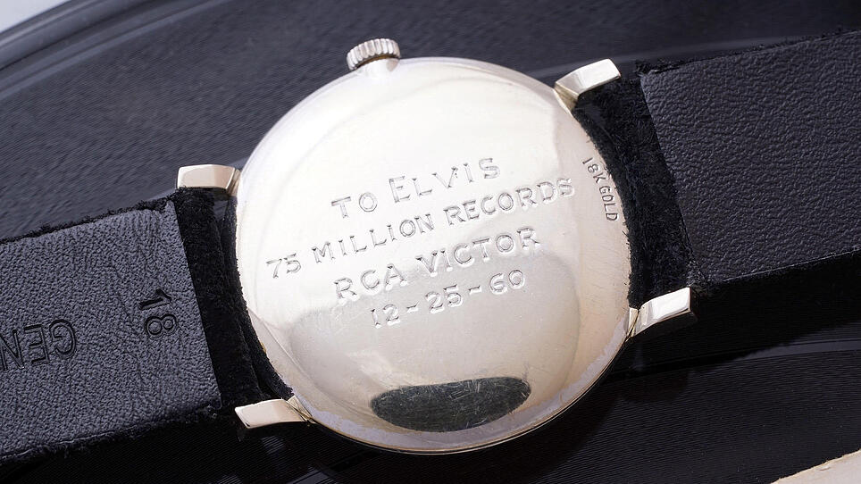 Weltrekordbetrag für Elvis Presley-Uhr