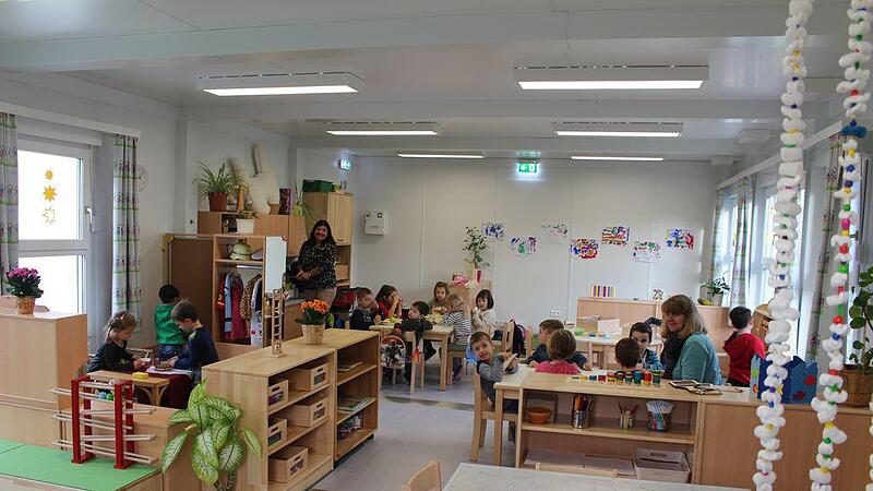 Kindergarten wurde zu klein: Lösung mit Containern