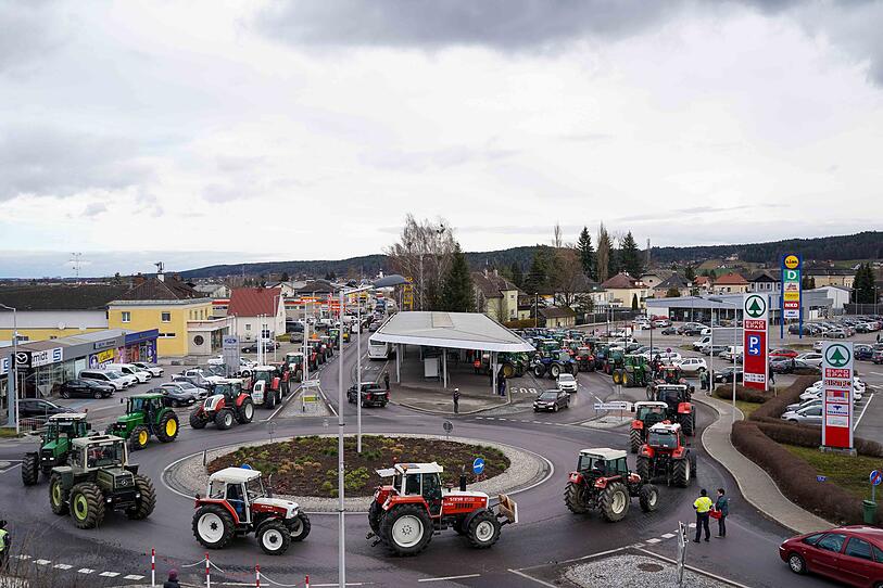 Bauern protestierten für faire Preise