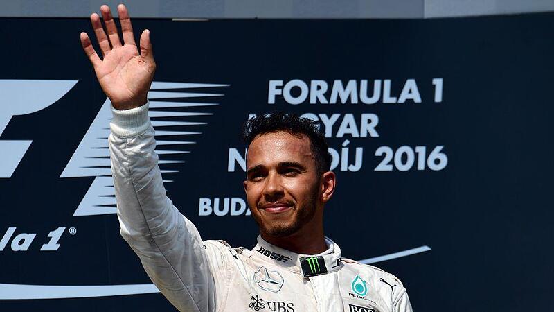 Hamilton gewann Formel 1-Rennen in Ungarn