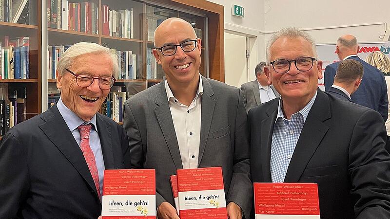 Buchpräsentation Wolfgang Schüssel, Gabriel Felbermayr und Gottfried Kneifel