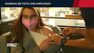 Newsflash: Andrang bei Tests und Impfungen