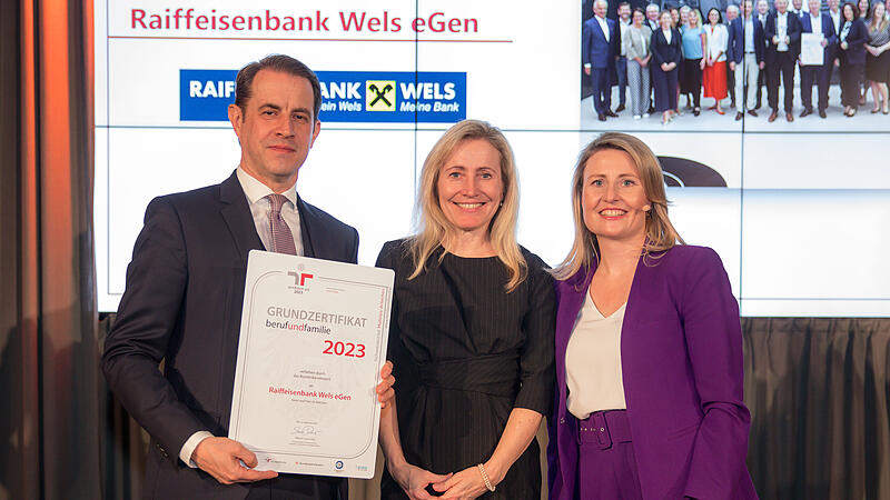 Award for Raiffeisenbank Wels in Vienna