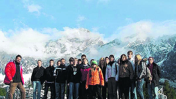 Trauner Schüler sind am Gletscherdem Klimawandel auf der Spur