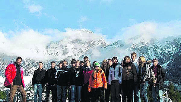 Trauner Schüler sind am Gletscherdem Klimawandel auf der Spur