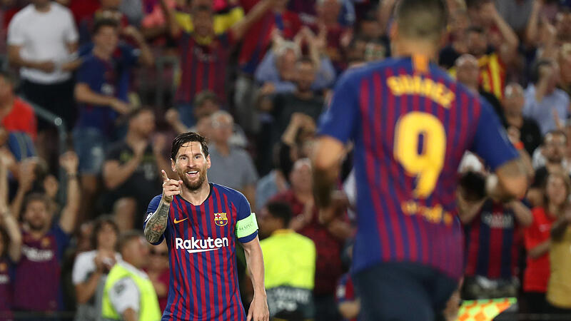 Messi-Gala zum Champions-League-Auftakt