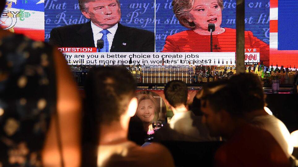 US-Wahl Debatte Clinton vs. Trump