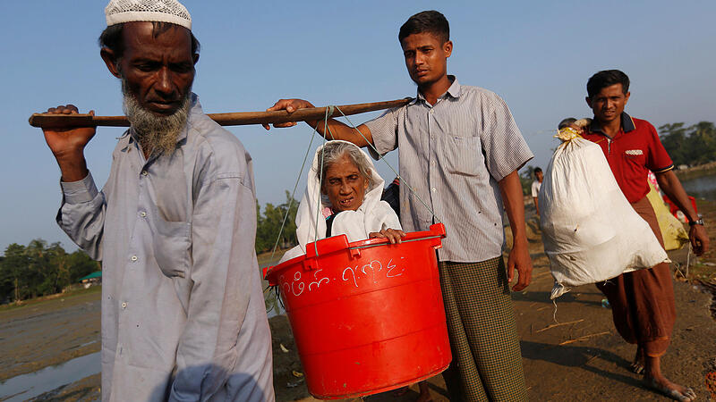 580.000 Rohingya flüchteten nach Bangladesch